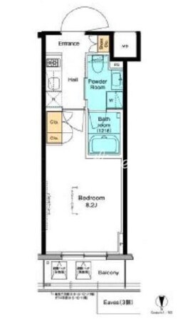 プラウドフラット木場IIの物件間取画像